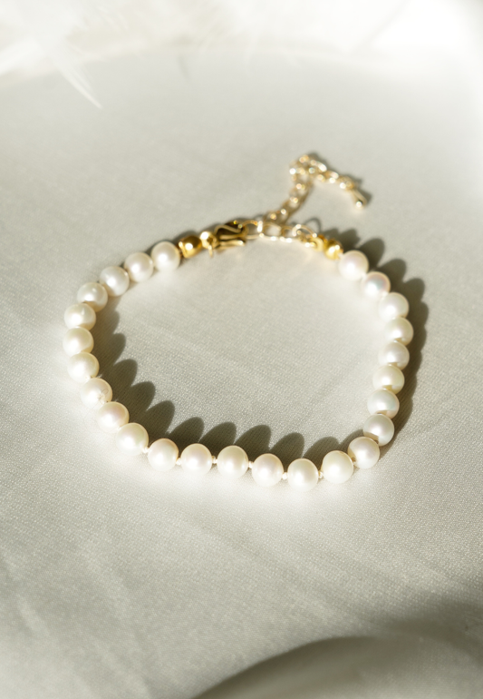"Bracelet perles délicates"