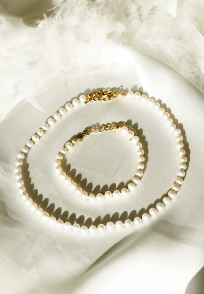 "Collier perles classiques"