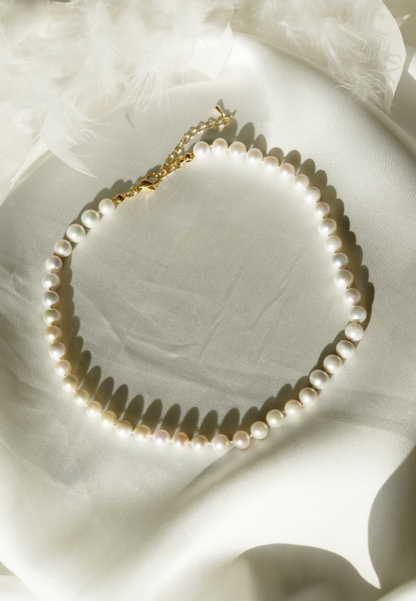 "Collier perles classiques"
