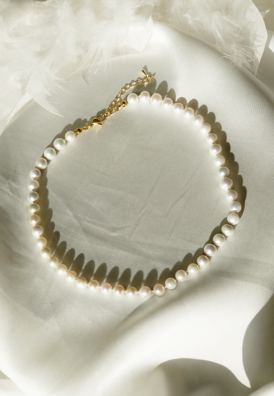 "Collier perles classiques"